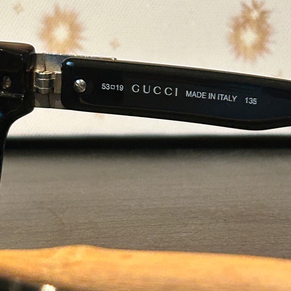 Gucci Black with Silver Sunglasses (GG2412/S) - Picture 10 of 12